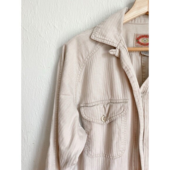 VTG 80s Banana Republic Women Jumpsuit Small Coveralls Safari Boiler Suit Retro - Picture 2 of 16